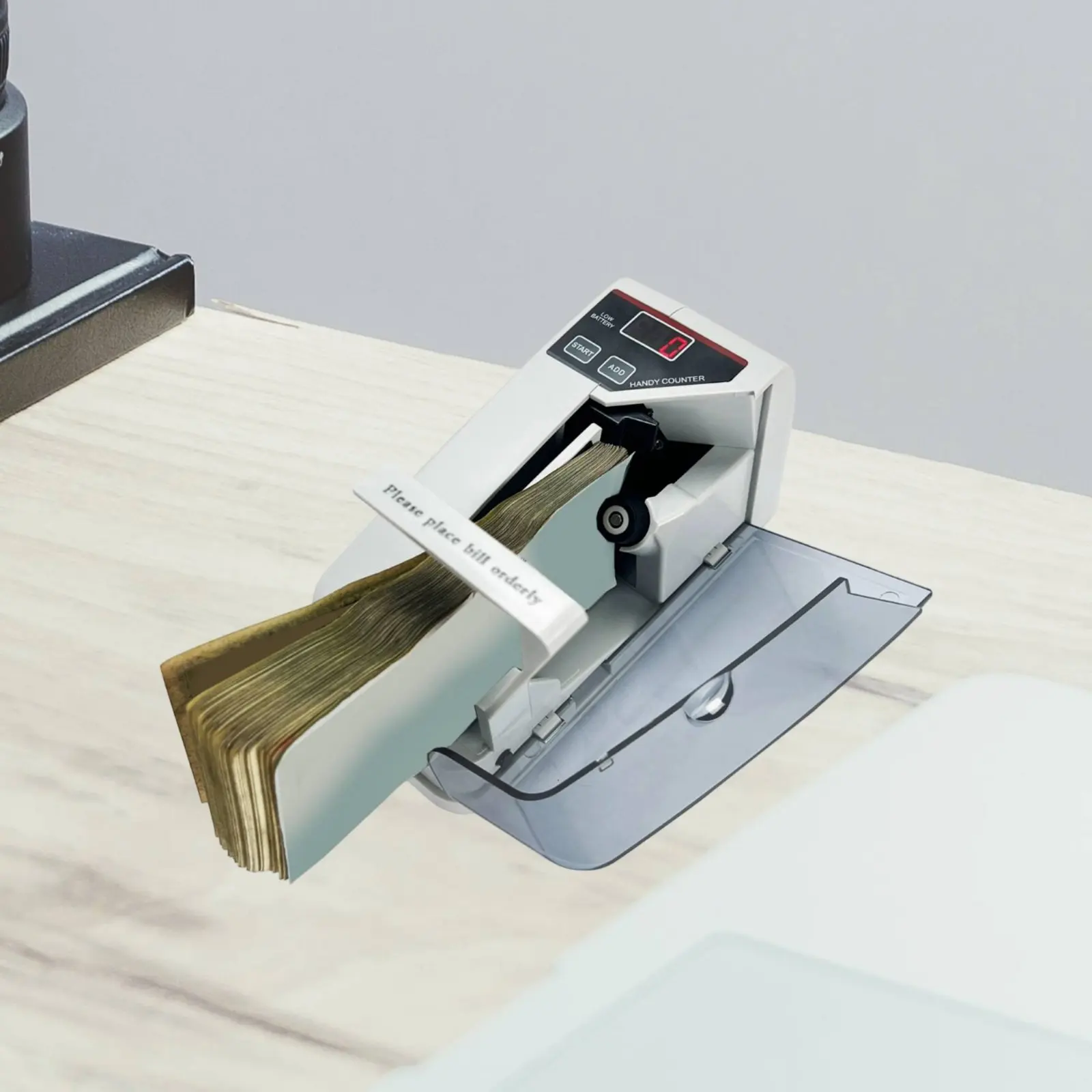 Image 5: Compteur de billets compact et portable, machine à compter les billets de banque, machine à compter les devises multi-monnaies pour les caissiers