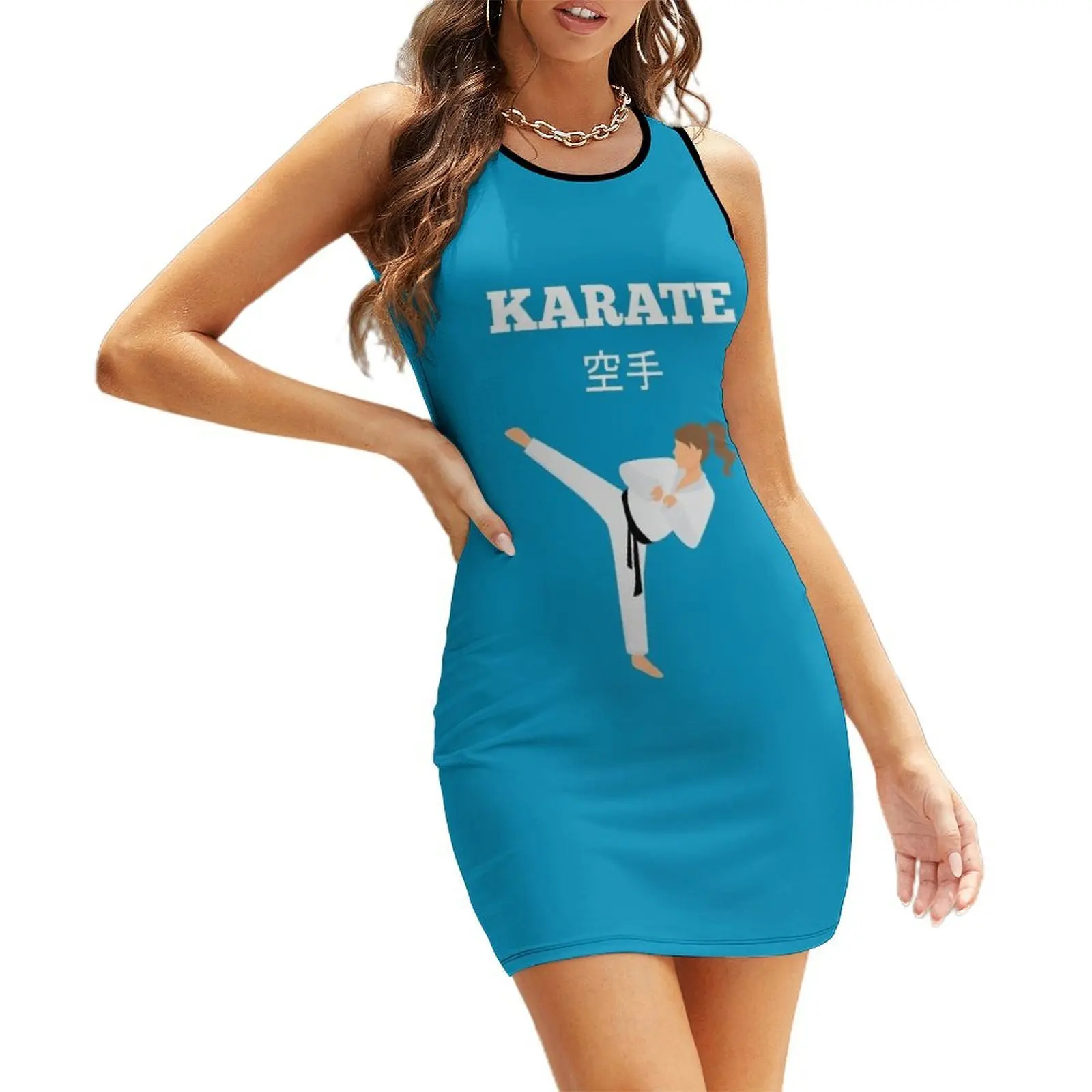 

Karate Sleeveless Sundress dresses for womens 2025 women clothes Woman fashion Summer dresses for women