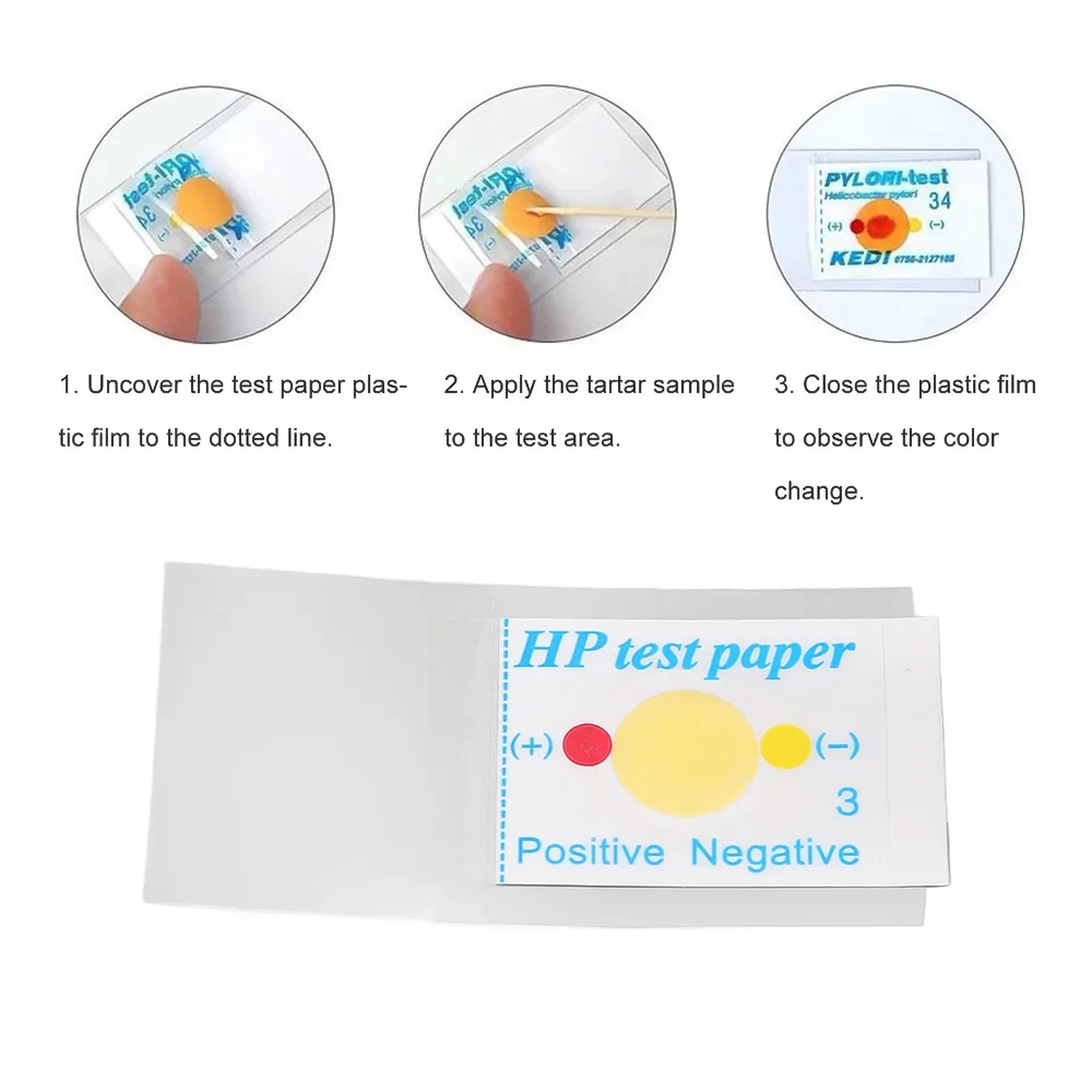 10 pz Helicobacter Rilevamento Pirori Saliva Orale Auto Prova Dolore Stomaco Gastrite Misura Rapida Precisione Pacchetto Individuale