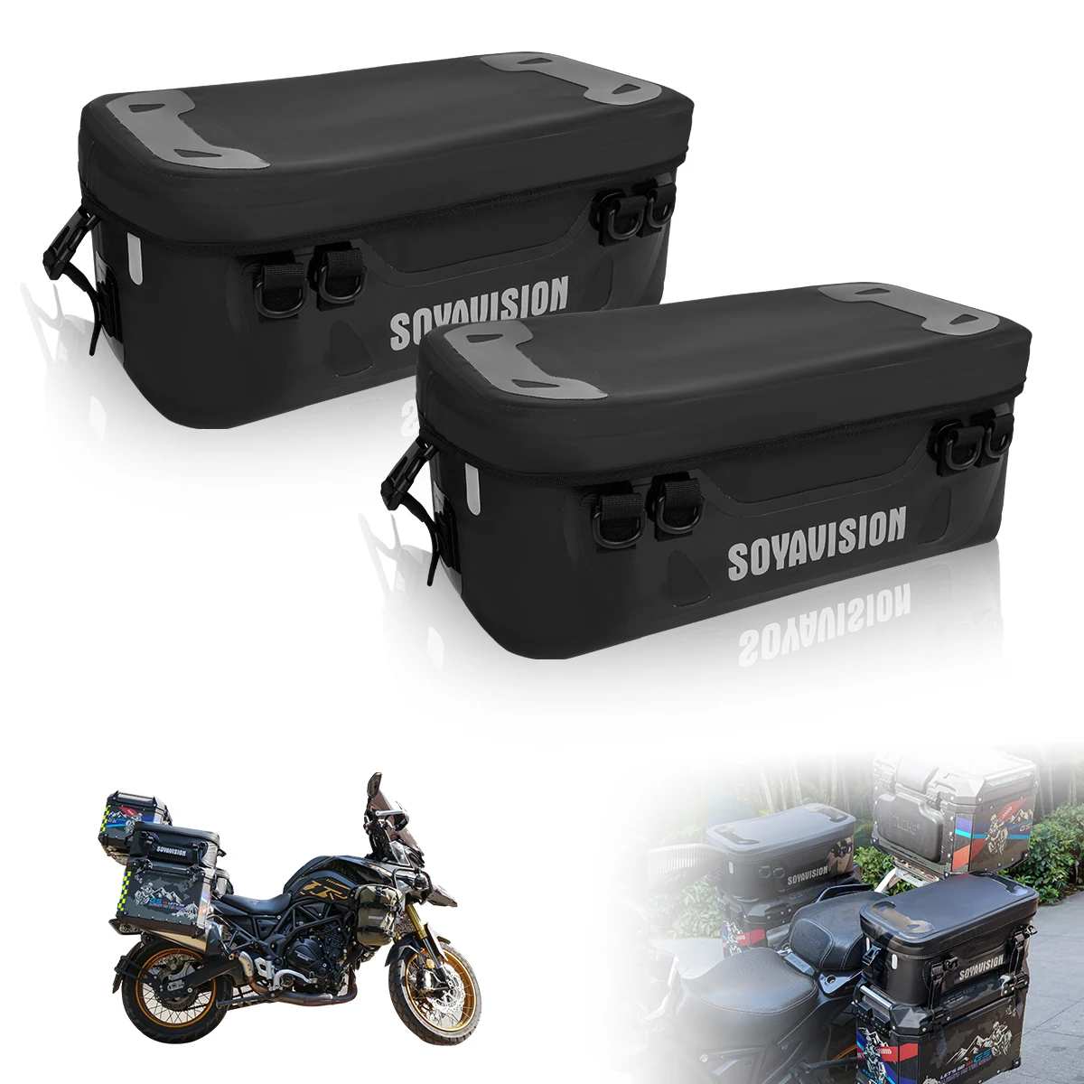 Motorcycle Top Bags For BMW R 1200 1250 GS LC Adventure Top Box Panniers Bag Case Luggage Bags F650GS G310GS ADV Waterproof