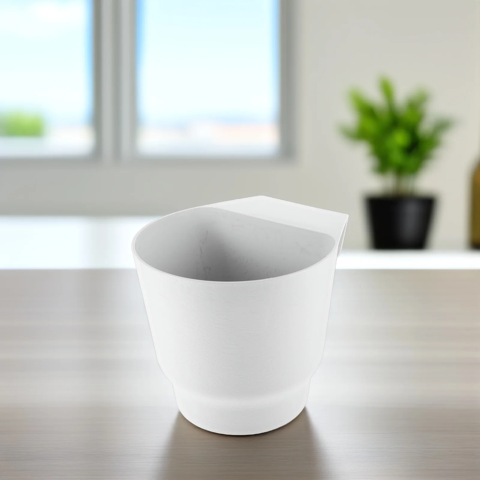 

Hanging Plant Pots Railing Flower Pot Planter Thickened Design for Indoor Plants Black RoundBalcony Garden Decor