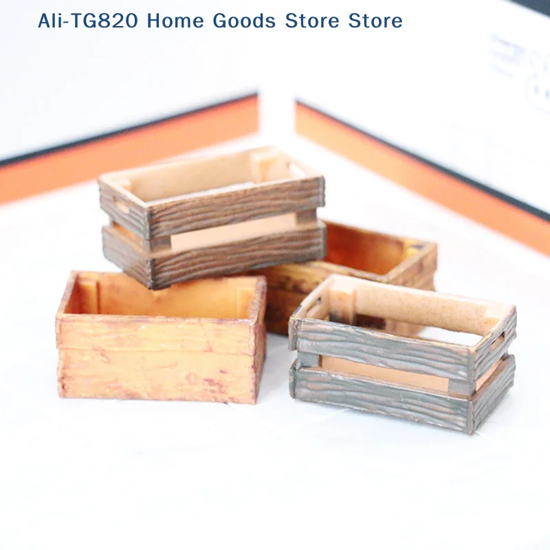 

[TG820]1/6 1/12 Dollhouse Miniture Simulation parts box Hollow frame Storage model Decoration Accessories Toys