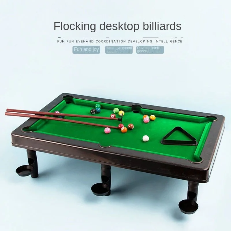 Billiards Table Home Simulation Billiards Boys and Girls Sports Puzzle Mini Billiards Parent Child Interactive Children's Toys