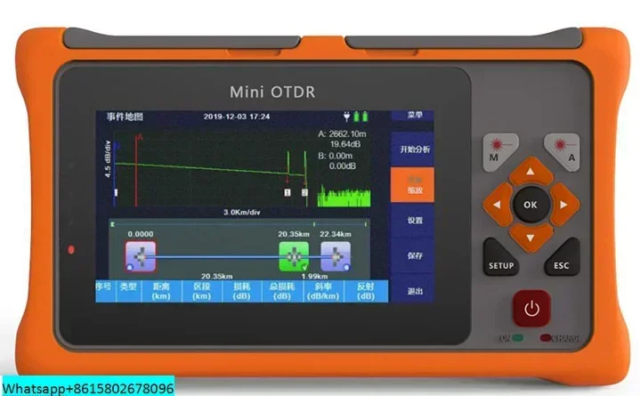 GT4000 NK3200D 1310nm/1550nm mini exfo otdr price for mini otdr tester with optical power meter and vfl fiber tools