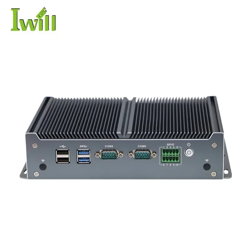 

ODM OEM Embedded Box Pc J1900 Quad Core Barebone System Dual Nic Fanless Mini Industrial Pc Computer RS485 RS232 With GPIO Port