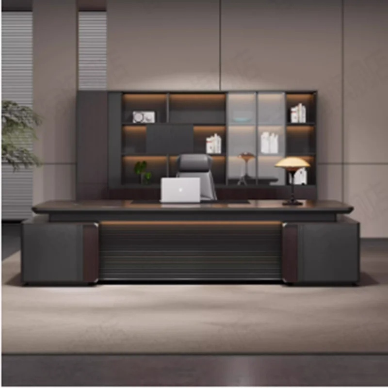 

Asthetic Designer Executive Desk Drawers Black Large Modern Office Desks Cheap Wood Luxury Mesa De Escritorio Office Furniture