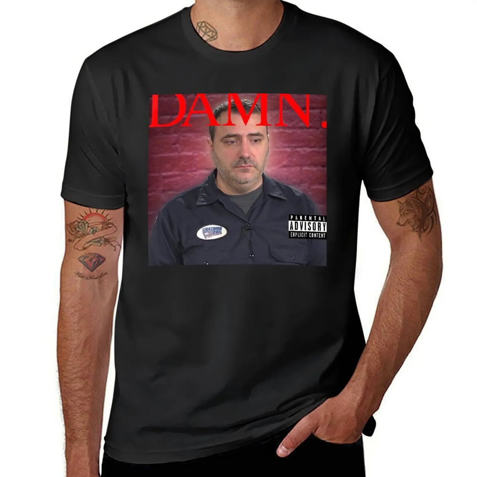 Mike Stoklasa DAMN T-Shirt korean fashion summer top t shirts for men