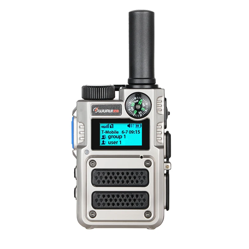 Wurui-walkie-talkie K500 militar global, radio de largo alcance 4G, radio bidireccional, teléfono policial, intercomunicador Global, ptt (sin tarifa)