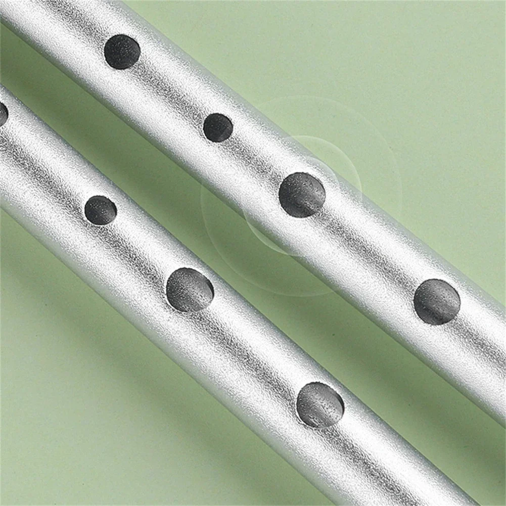 New Irish Whistle Flute C/D Key 6 Holes Flute Instrument Aluminum Alloy Professional Beginner With Accessories Christmas Gifts