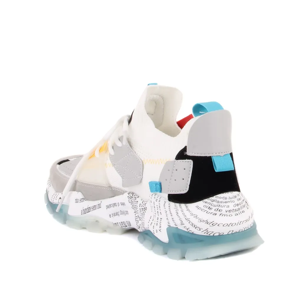 Guja-White, Gray Suede High Bottom Men Sneaker