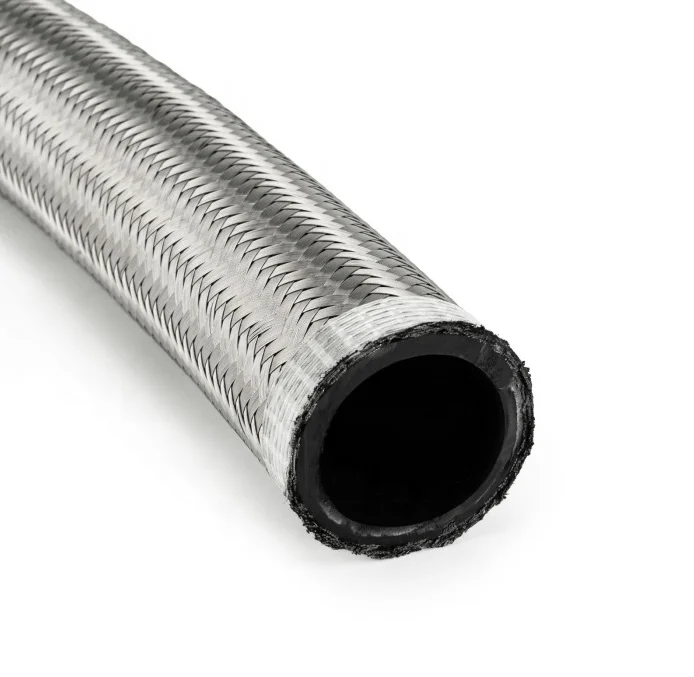 AN20 20AN Oil Fuel Hose Black Universal Stainless Steel Braided Oil Cooling Pipe Cooler Hose Line 10FT 20FT 1M 2M 3M