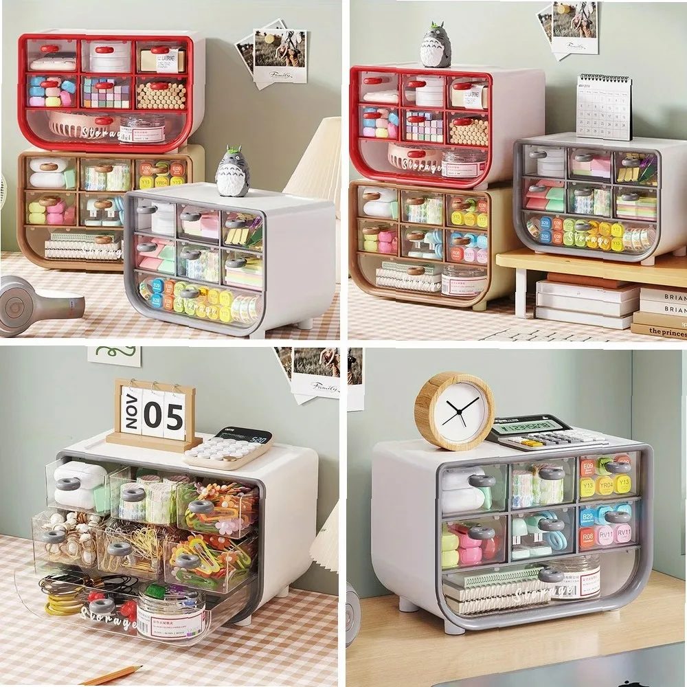 

Multifunctional Desktop Storage Box with Drawer – Stable Load-Bearing Transparent Jewelry Organizer for Home, Office & Travel