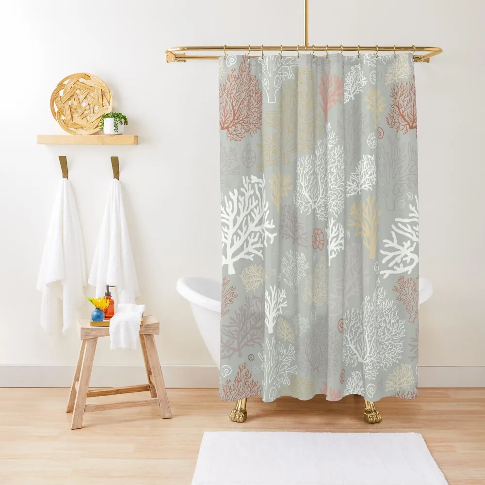 

Ocean corals Shower Curtain Set For Bathroom Shower Sets For Bathroom Anime Bathroom Curtain