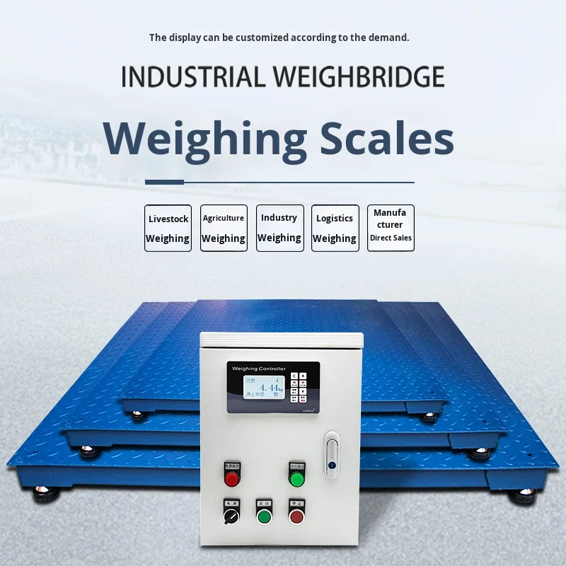 High Quality Small Electronic Floor Scale 1t~3 Tons Factory Logistics Farm Use Thickened Custom Small Weighbridge