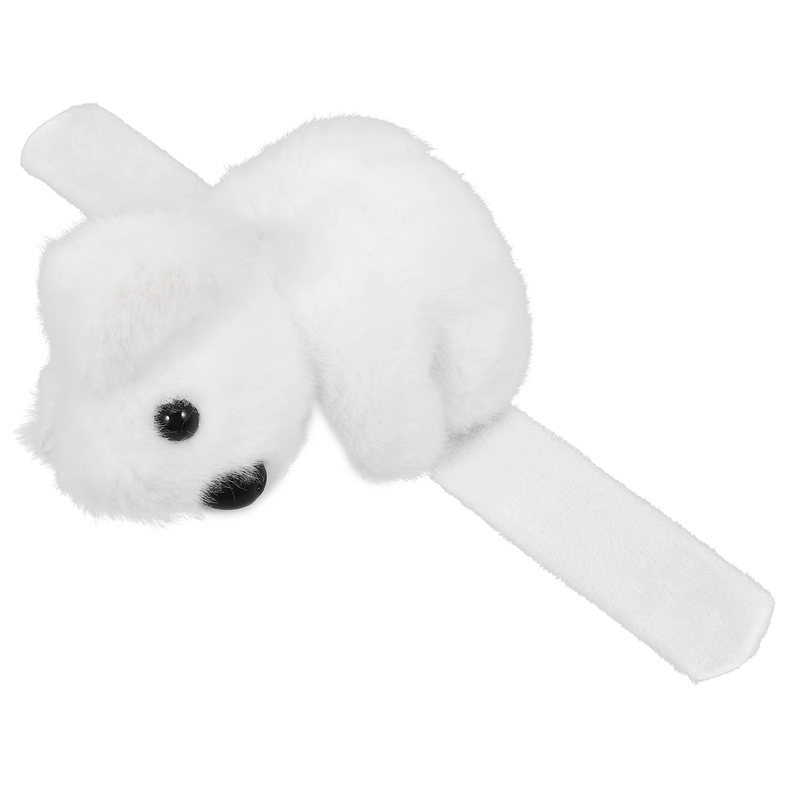 

Panda Patting Circle Cartoon Animal Bracelet Fuzzy Slap Bands Bike Decoration Handlebar Accessories Kids Snap Motorcycle