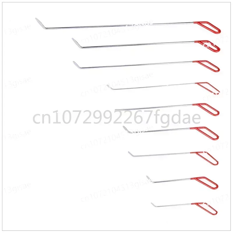 PDR Hook Tool, Push Rod, Car Pry Bar, Painless Dent Repair Tool, PDR Dent Puller Lift Kit, Dinghaier Puller Kit