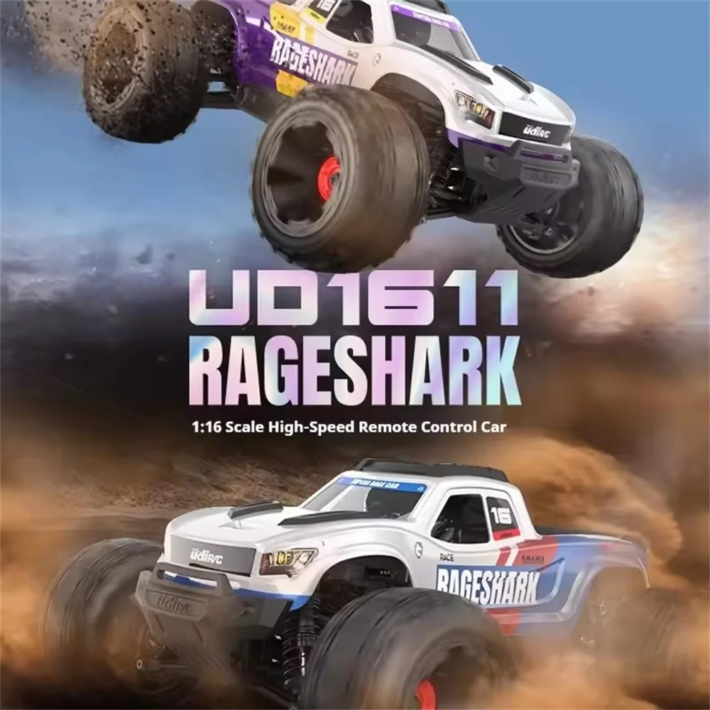 UDIRC 1611 RTR 1/16 2.4G 4WD 30 km/u RC Auto Hoge Snelheid Off-Road Truck Volledige Proportionele Voertuigen modellen Olie Gevulde Schokken Speelgoed