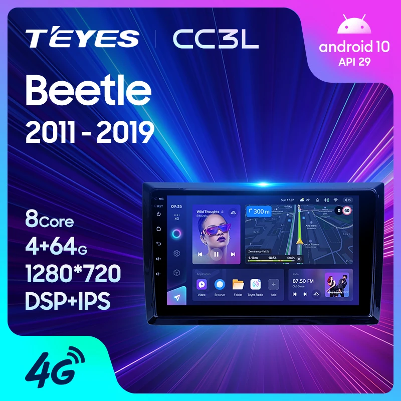 TEYES CC3L WIFI For Volkswagen Beetle A5 2011 - 2019 Car Radio Multimedia Video Player Navigation stereo GPS Android No 2din 2 din dvd