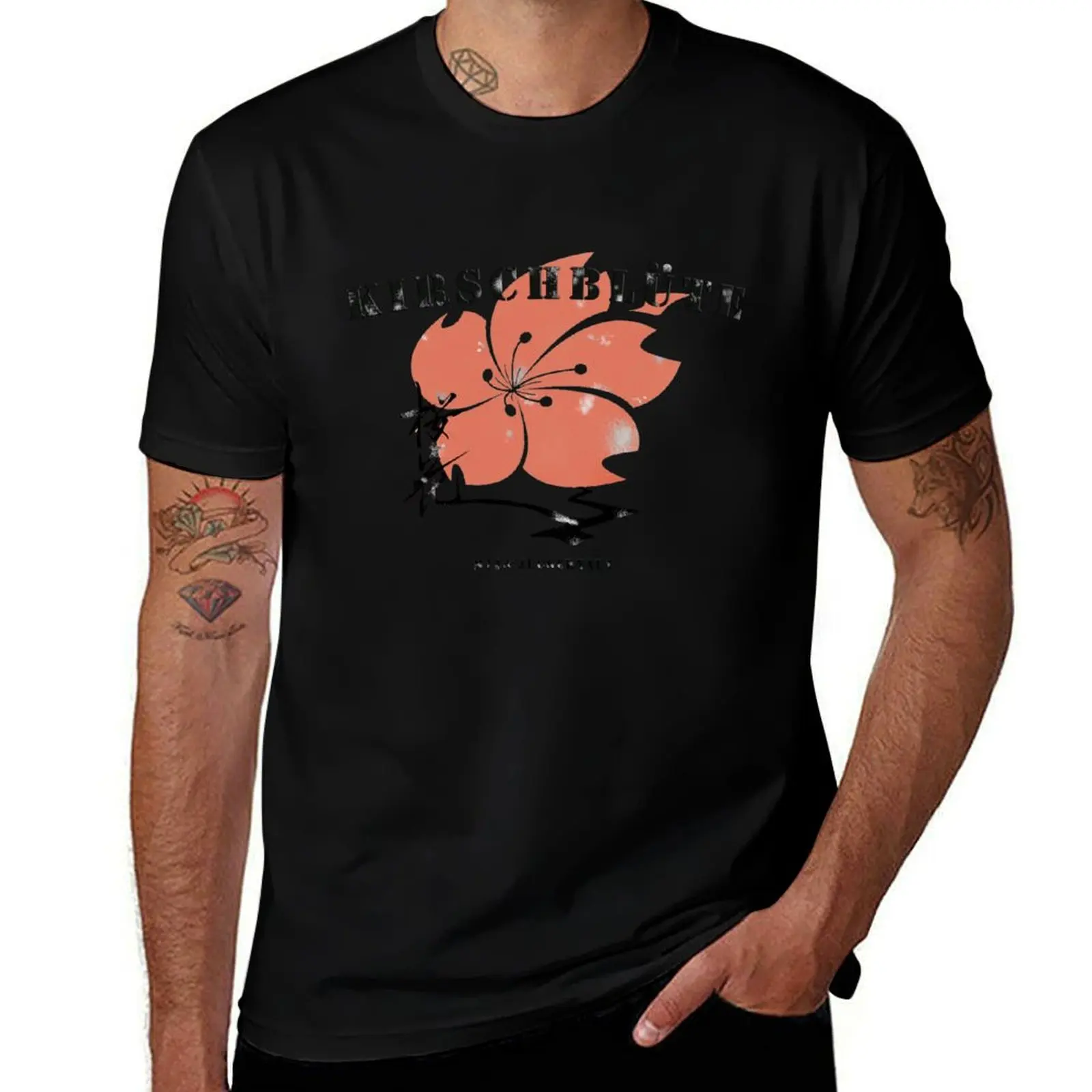 

Kirschblüte 86 Eighty Six T-Shirt printed t shirts for man t shirts for man cotton soft T-Shirt
