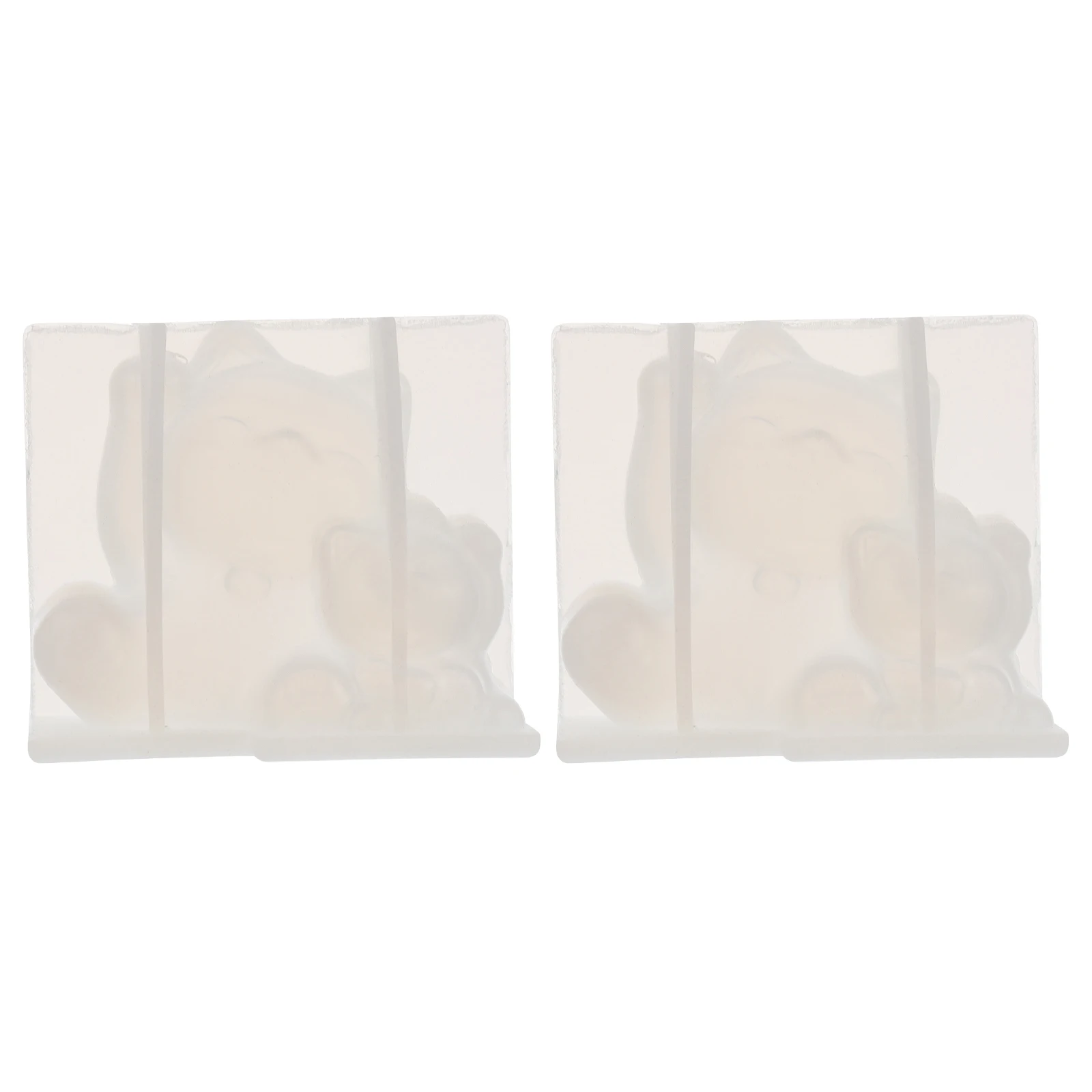 

2pcs Epoxy Resin Mold Silicone Cat Shape DIY Jewelry Making Supplies Craft Tool Gift Idea Decoration Accessories Project