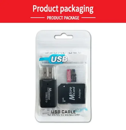 Cartão de Memória de Alta Capacidade para Câmera, 100% Original, Classe 10, Alta Velocidade, 1TB Micro SD, Cartão TF, 2TB, Cartões SD, Adaptador com Adaptador