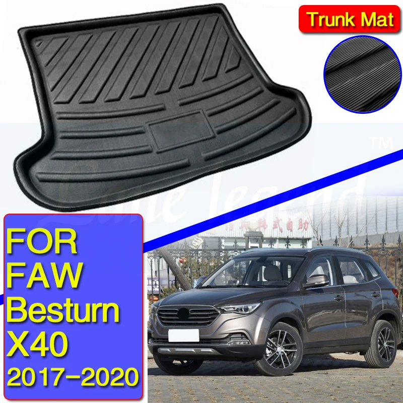 

Tailored Boot Liner Tray Car Rear Trunk Cargo Mat Floor Sheet Carpet Mud Protective Pad For FAW BESTURN X40 2017-2020