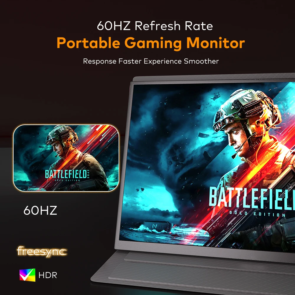 WAIWEI-Monitor portátil 4K de 16 pulgadas para videojuegos, pantalla táctil 2K de 3840x2400 para Xbox, PS4, PS5, Switch, Mac, ordenador portátil, PC y teléfono
