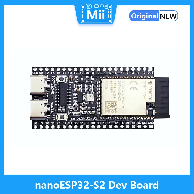 NanoESP32-S2 Development Board Minimum Systeem ESP32-S2 Core Board Espressif Iot Dual TYPE-C