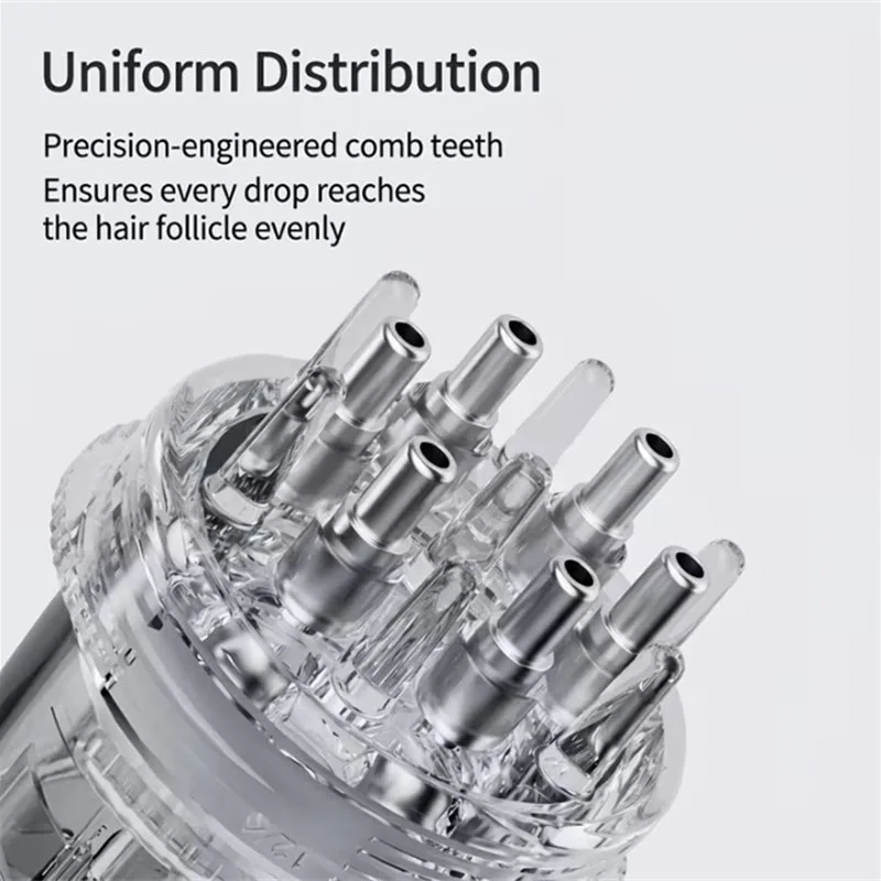 15ml Scalp Applicator Comb Press Type Reusable Hair Oil Liquid Guiding Comb Hair Growth Serum Oil Guiding Massager Combs Brush