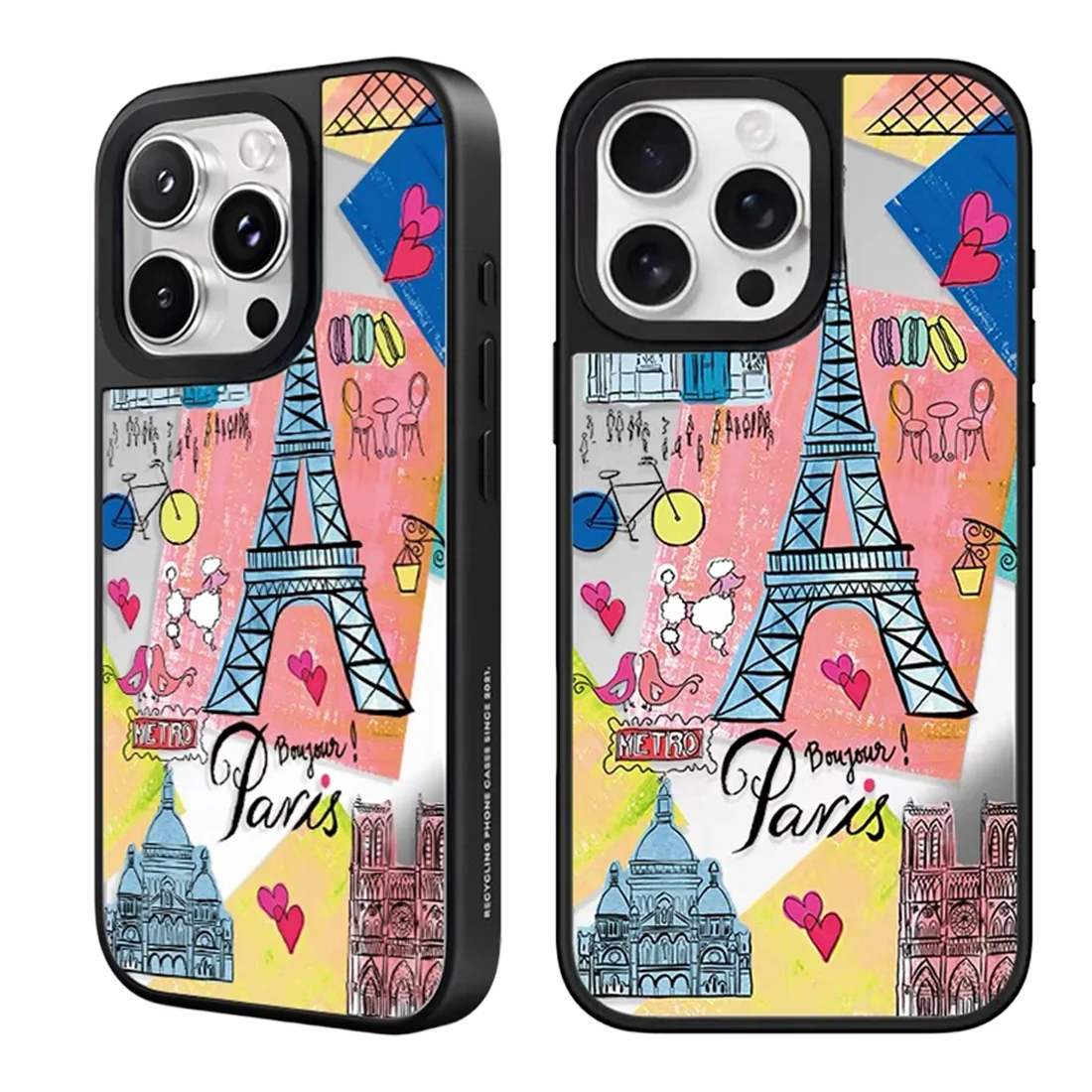 

Travel Around The World Mirror Magnetic Phone Case Cover for IPhone 17 16 15 14 13 12 Pro Max Case