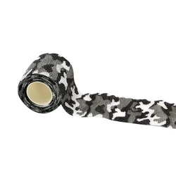 DIZETION Telescopic Non-woven Fabric Outdoor Camouflage Tape Hunting Camouflage Tape Finger Protection High Elastic Movement