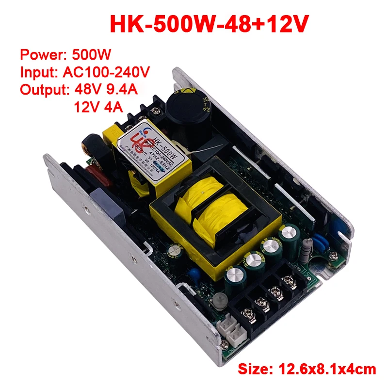 Spare Parts Power Source Supply Board HK-500W 48V 12V HongKai 500W Power for LED Moving Head Light