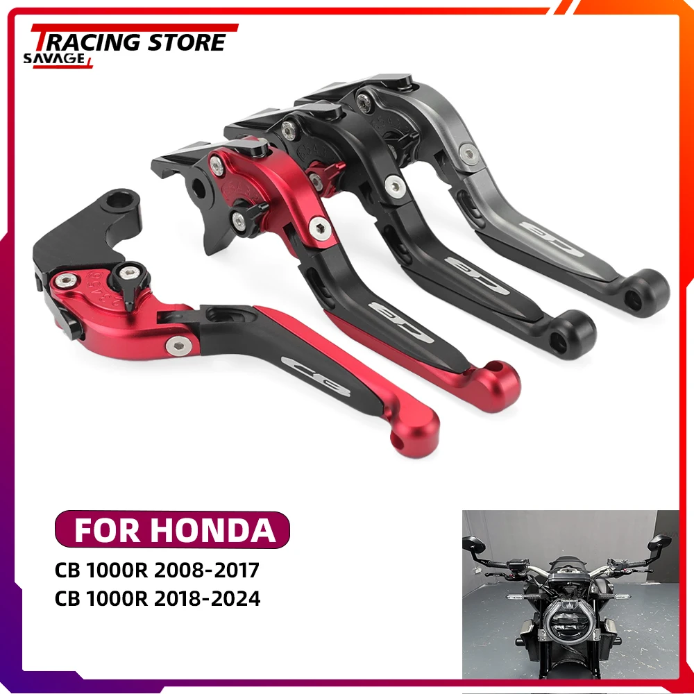 

2024, мотоциклетные регулируемые складные выдвижные рычаги тормозной муфты для Honda CB 1000R CB1000R CB1000, комплект ручного управления на руле CB