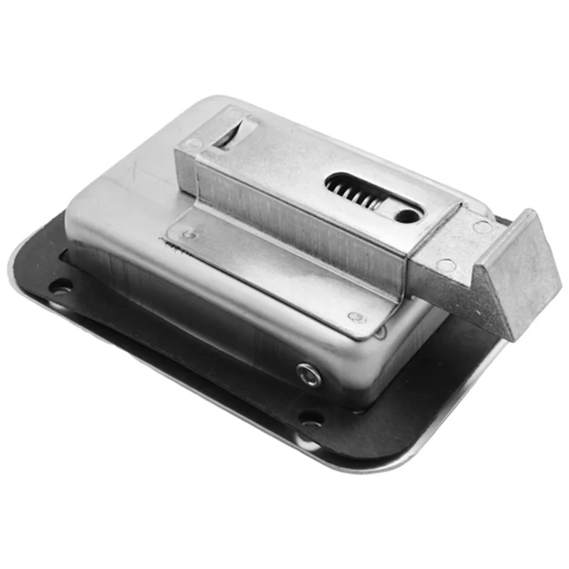 

Universall Paddle Slam Latch With Lock & Key Travel Trailer Lock Stainless Steel RV Door Latch Heavy Duty Flush Mount Handle Lat