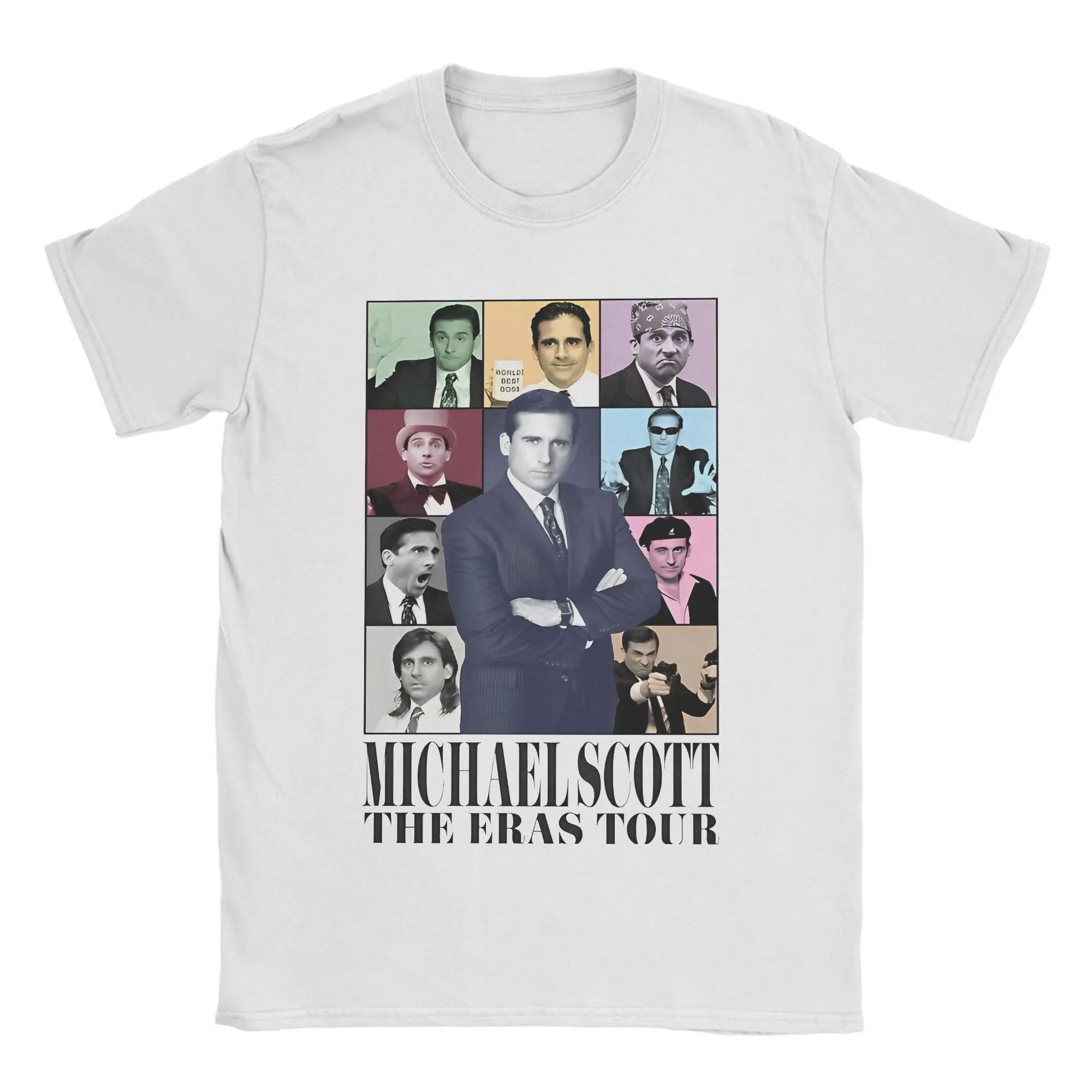 Mike Michael Scott TV T Shirts Pure Cotton Cool T-Shirts Crew Neck Mike The Office Tee Shirt Short Sleeve Clothing Plus Size