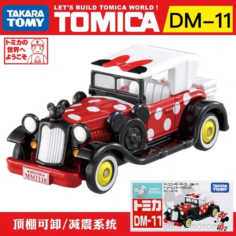 TOMY-1 Dominica Disney Legering Automodel Jongen & Meisje Speelgoed Mickey Minnie Klassieke Auto Echte Fabriek Directe Verkoop