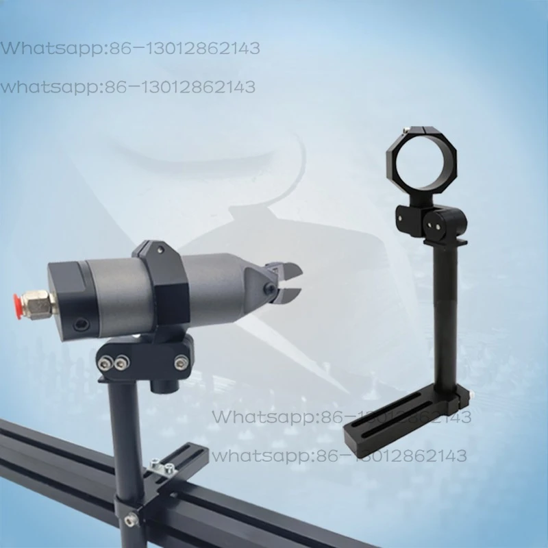 Pneumatic scissors bracket manipulator, automatic fixture fixture fixture, round cylinder fixing bracket three-piece set
