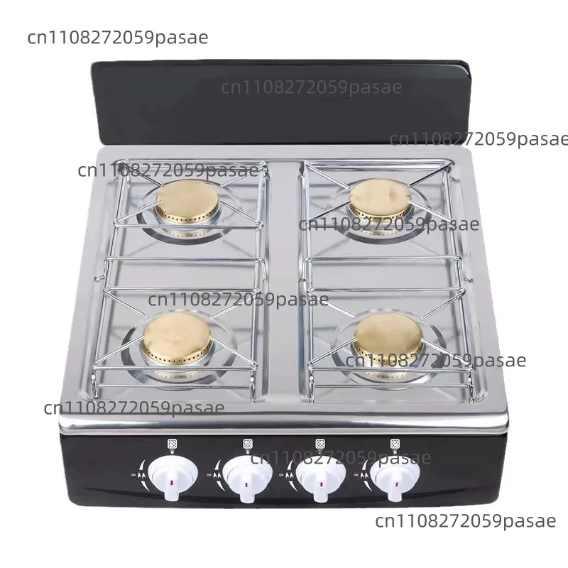 European Standing European Split Furnace Desktop 4-head Furnace Natural Gas Stove Gas Stove