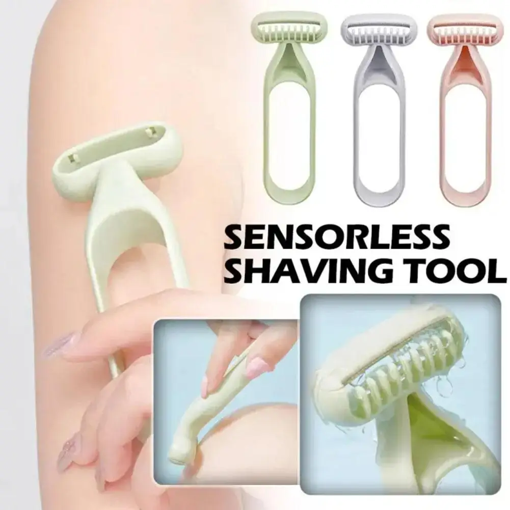 Ladies Mannual Razor Non-Sensory Armpit Hair Razor Leg Hair and Armpit Hair Razor Macro Blade Gentle Shaving