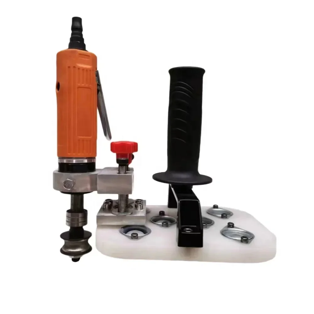 Mini Portable Straight Line Grinding Polishing Pneumatic Glass Processing Machine for Glass Pencil Edge and Flat Edge