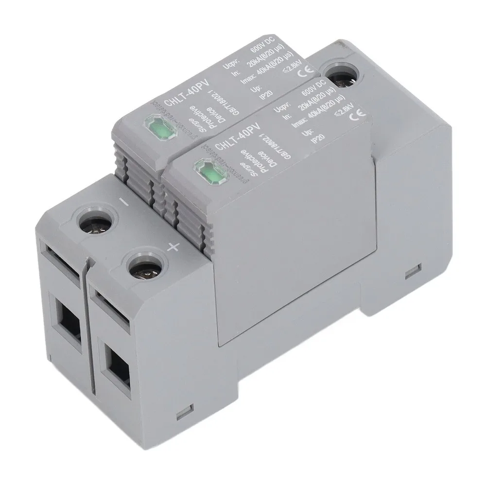 

High Accuracy Photovoltaic Protective Device DC600V 20KA To 40KA Arrester Device Stable Performance Photovoltaic Arrestor