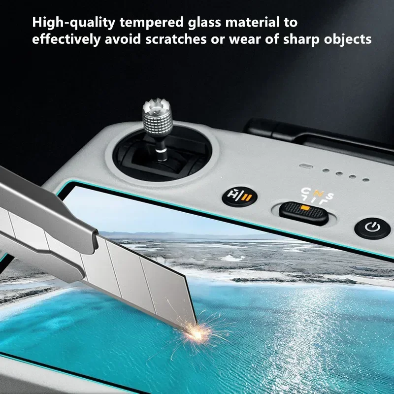 For DJI RC2 Remote Control Screen Tempered Glass Protective Film Hd Oil Resistant Protection Film For DJI Air3 Drone Accessories