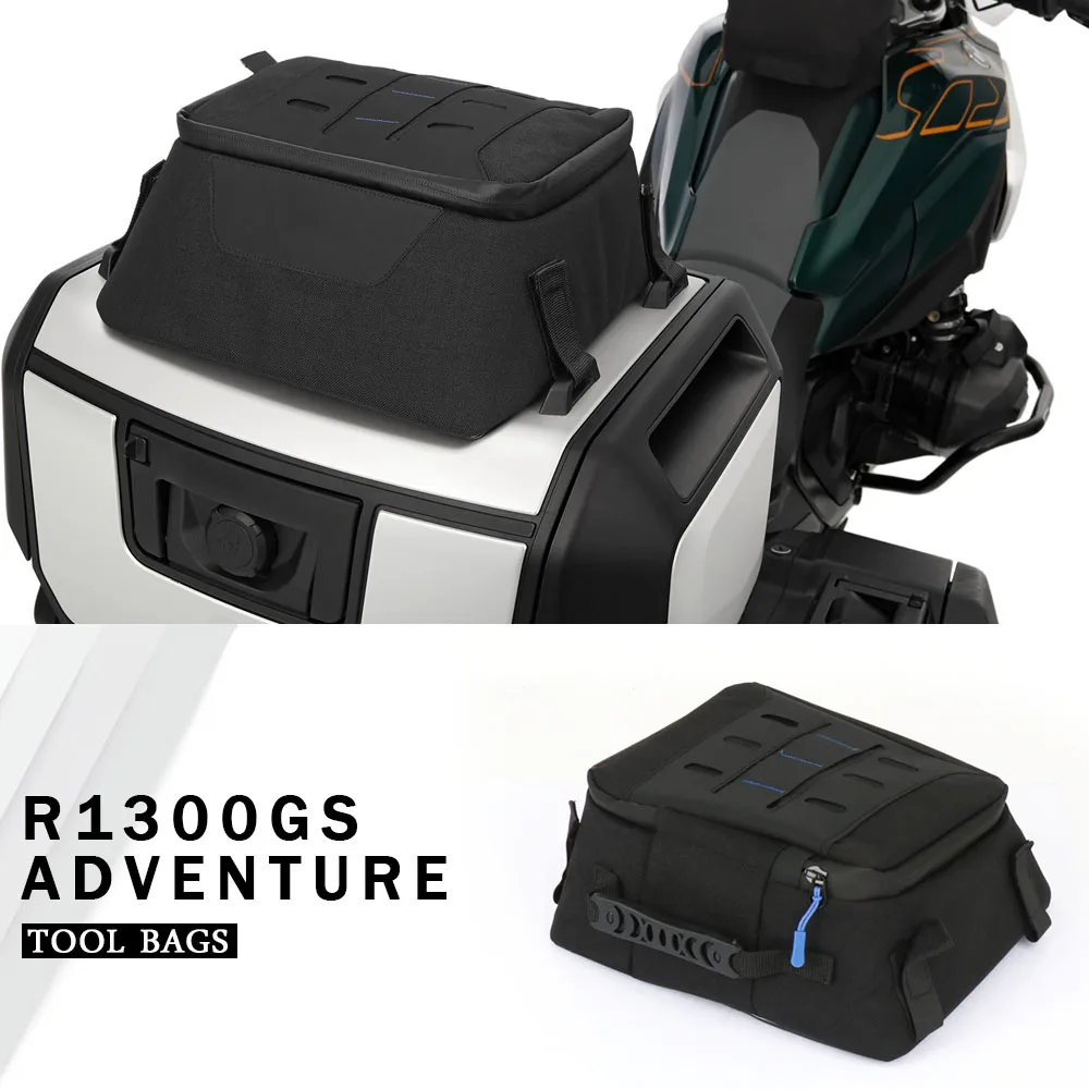 Bolsa superior para motocicleta, bolsa superior destacável à prova d'água para bmw r1300gs r 1300 gs r1300gs adventure 2023-2025