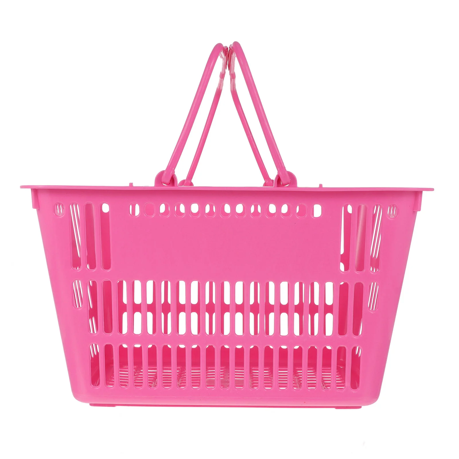 Basket Shopping Baskets Storage Grocery Handles Plastic Kids Mall Organizing Cart Retail Supermarket Store Sundries Vegetable