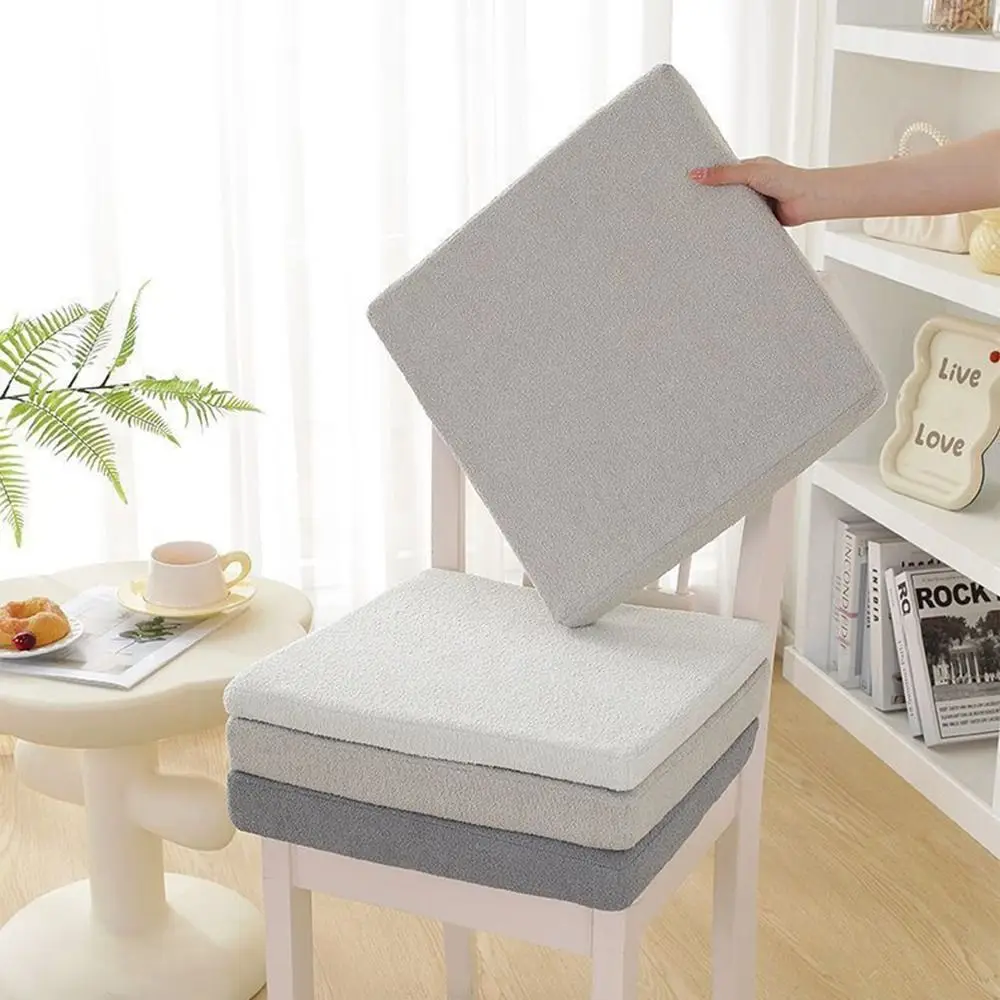 Durable 5cm Thick Seat Cushion Fast Rebound Ultra Soft Office Chair Pad Breathable Anti-Slip Car Seat Pad for Long Sitting