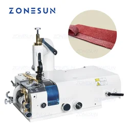 ZONESUN 801 Electric Leather Skiving Machine Bottom Feed Bell Knife Skiver Leather Skiver Vegetable Tanning Scrape Thin Tool