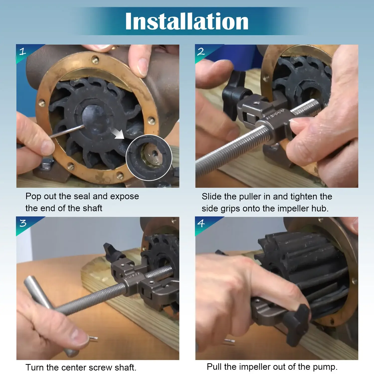 Chuang Qian 660040-1 Impeller Puller Removal for Impellers 2-1/4\