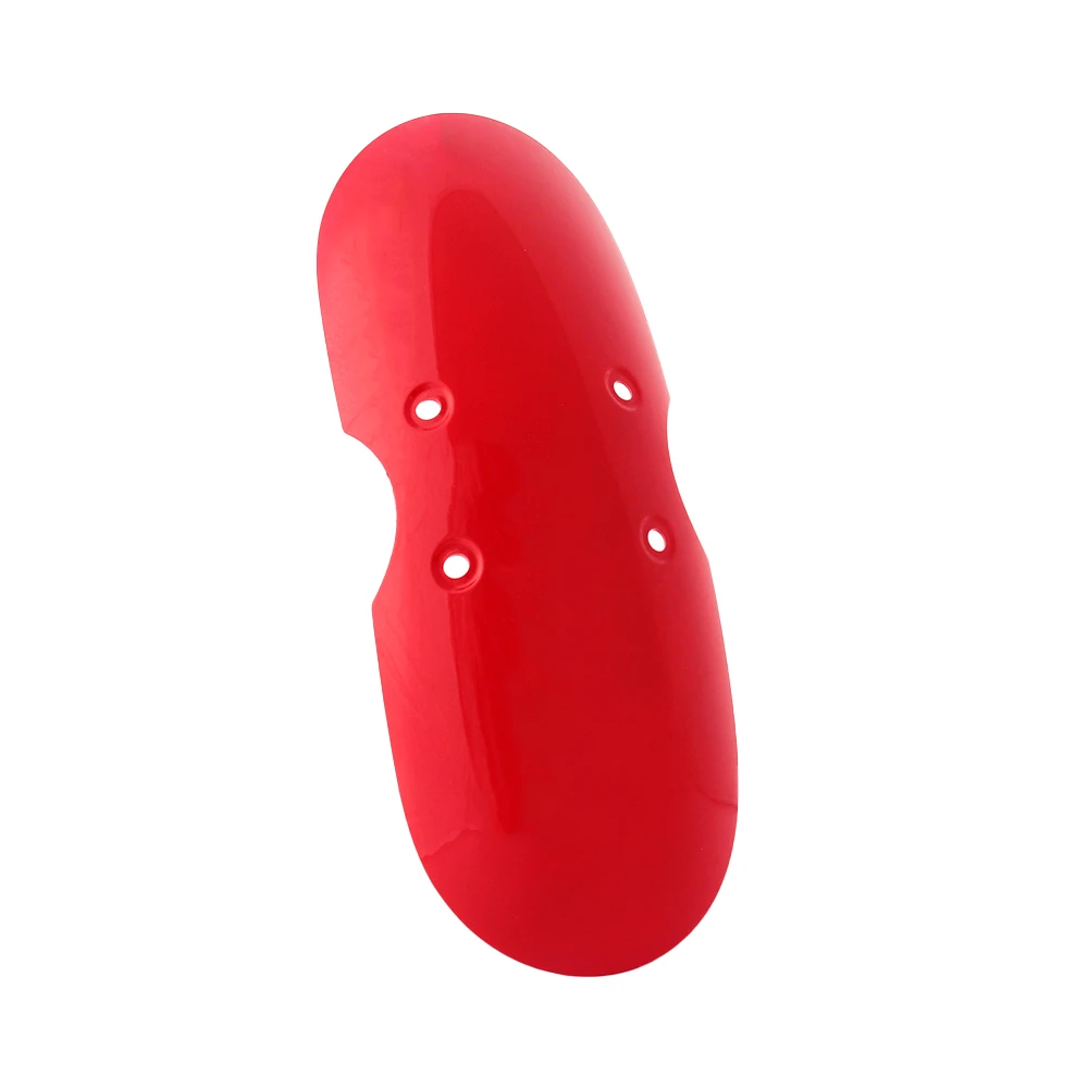 Motorrad kurze vordere Kotflügel Kotflügel Verkleidung Spritz schutz schwarz/rot Motorrad Chopper Bobber für Bonneville T100 – Detail 10