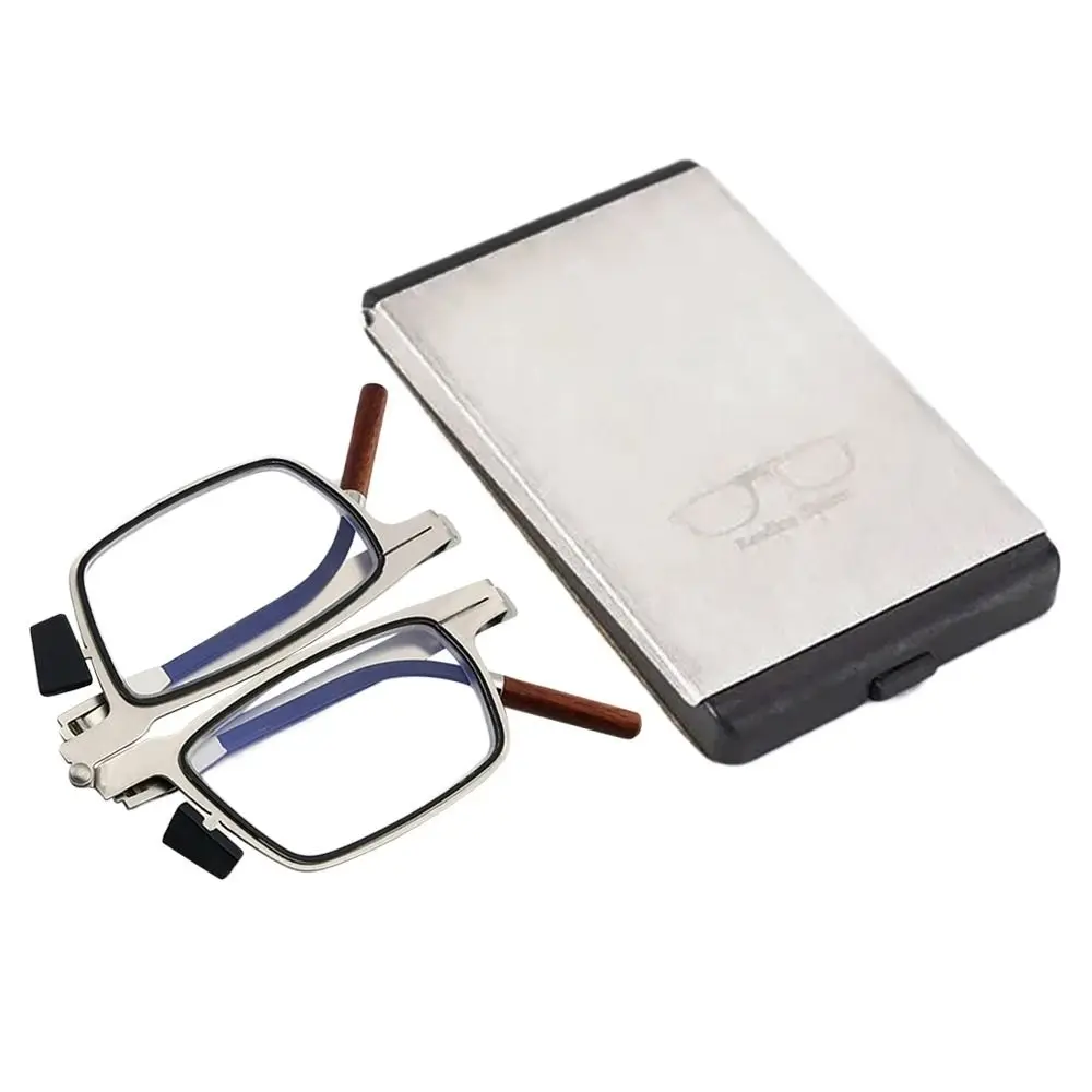 

Blue Ray Blocking Anti-Blue Light Reading Glasses Portable Eye Protection Hyperopia Glasses Metal Mobile Phone Holder