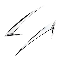 Chrome Car Headlight Head Lamps Eyebrow Cover Sticker for Chevrolet Cruze Sedan Hatchback 2009 - 2014 Accessories